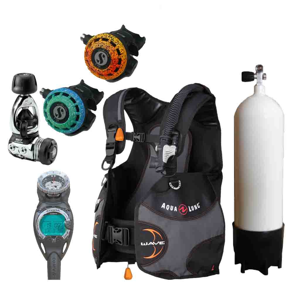 Full Kit (Reg, BCD, Computer, Cylinder, Wetsuit, Snorkelling Set)
